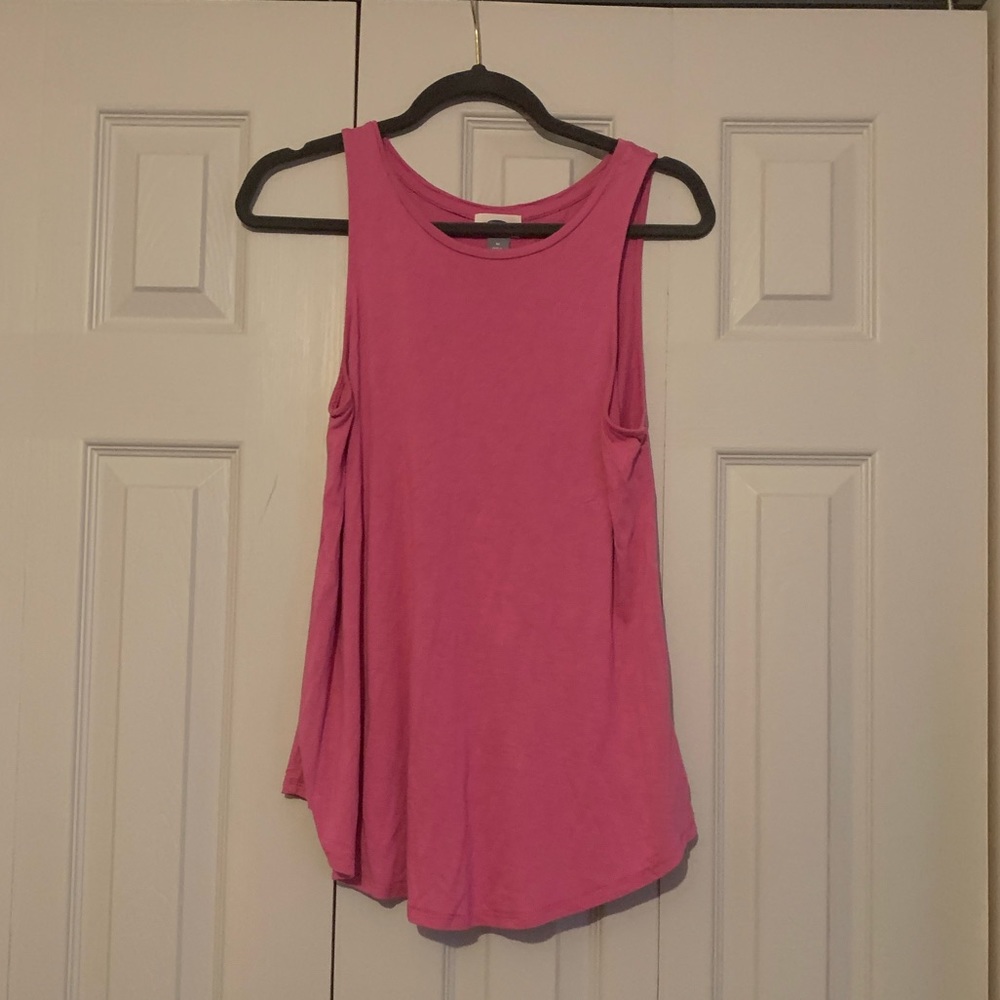 Old navy pink tank top size medium